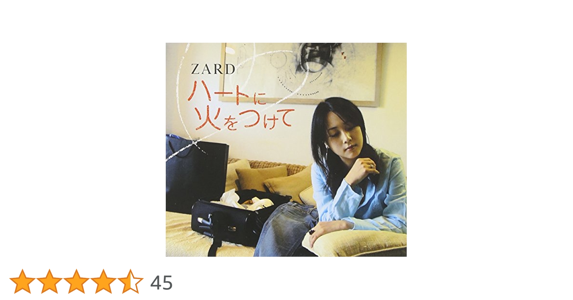 ZARD ハートに火をつけて　店頭用告知ポスター Amazon.co.jp: ZARD ハートに火をつけて 店頭用ポスター ZVXB